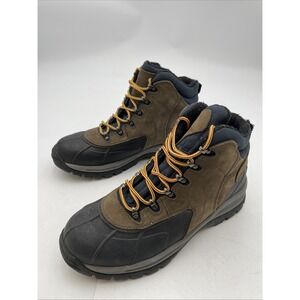 Khombu Men's Cliff Brown Cushioned Winter Boots Size 12M Lace Up